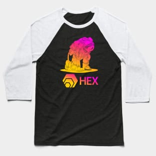 Hex coin Crypto coin Cryptocurrency Baseball T-Shirt